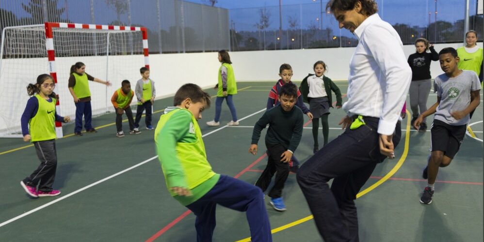 Día grande en el Centro Fundación Rafa Nadal