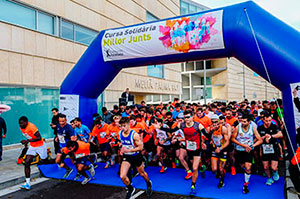 500 participants a la carrera de la Fundació Rafa Nadal, que ha unit esport i solidaritat a Palma