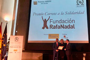 L’Associació Espanyola d’Editorials de Publicacions Periòdiques premia el treball de la Fundació Rafa Nadal