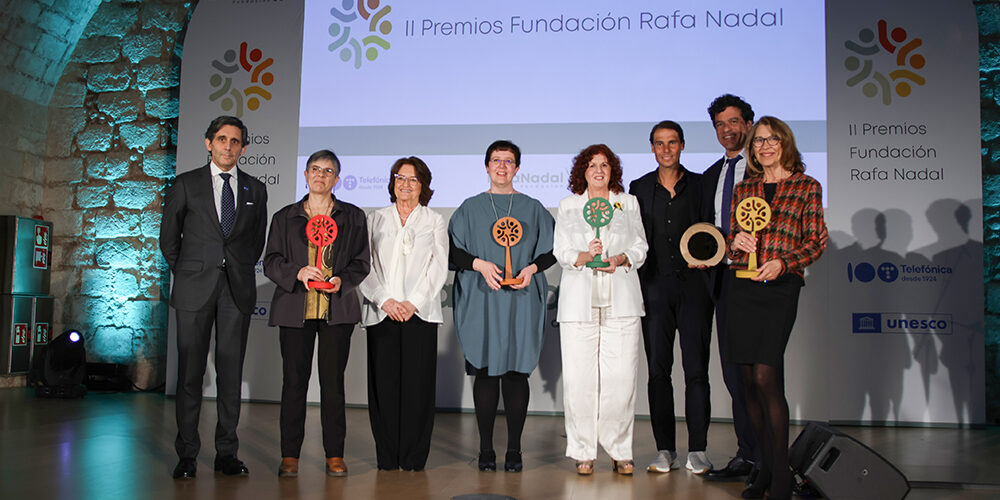 La Fundació Rafa Nadal ha celebrat la gala d’entrega dels II Premis Fundació Rafa Nadal a Palma de Mallorca