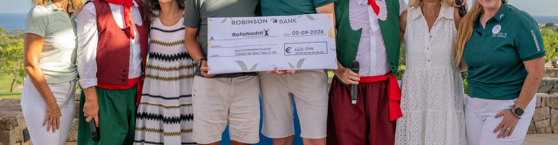 XXXVI ROBINSON Classic Golf Tournament raises €120,000 for the Rafa Nadal Foundation
