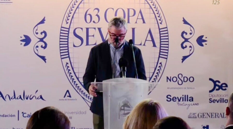 JF Fernández, director del Rafa Nadal Tour by Santander, participa en la presentació de la Copa Sevilla 2026